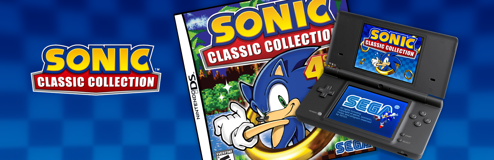 DS / DSi - Sonic Classic Collection - Language Selection & Sega Screen -  The Spriters Resource